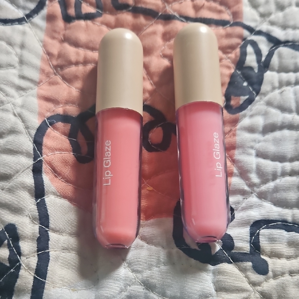 Lip Glaze Set - Coral and Pink Shades